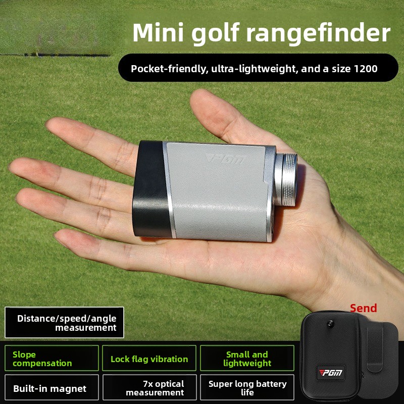 Golf Rangefinder - Golf Rangefinder Mini Pocket Edition Hellingcompensatie