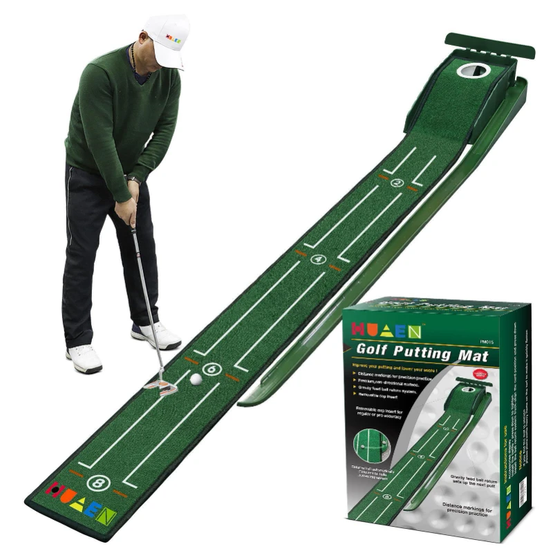 Golf Putter - Minigolf Groene Putter Mat Draagbare Indoor