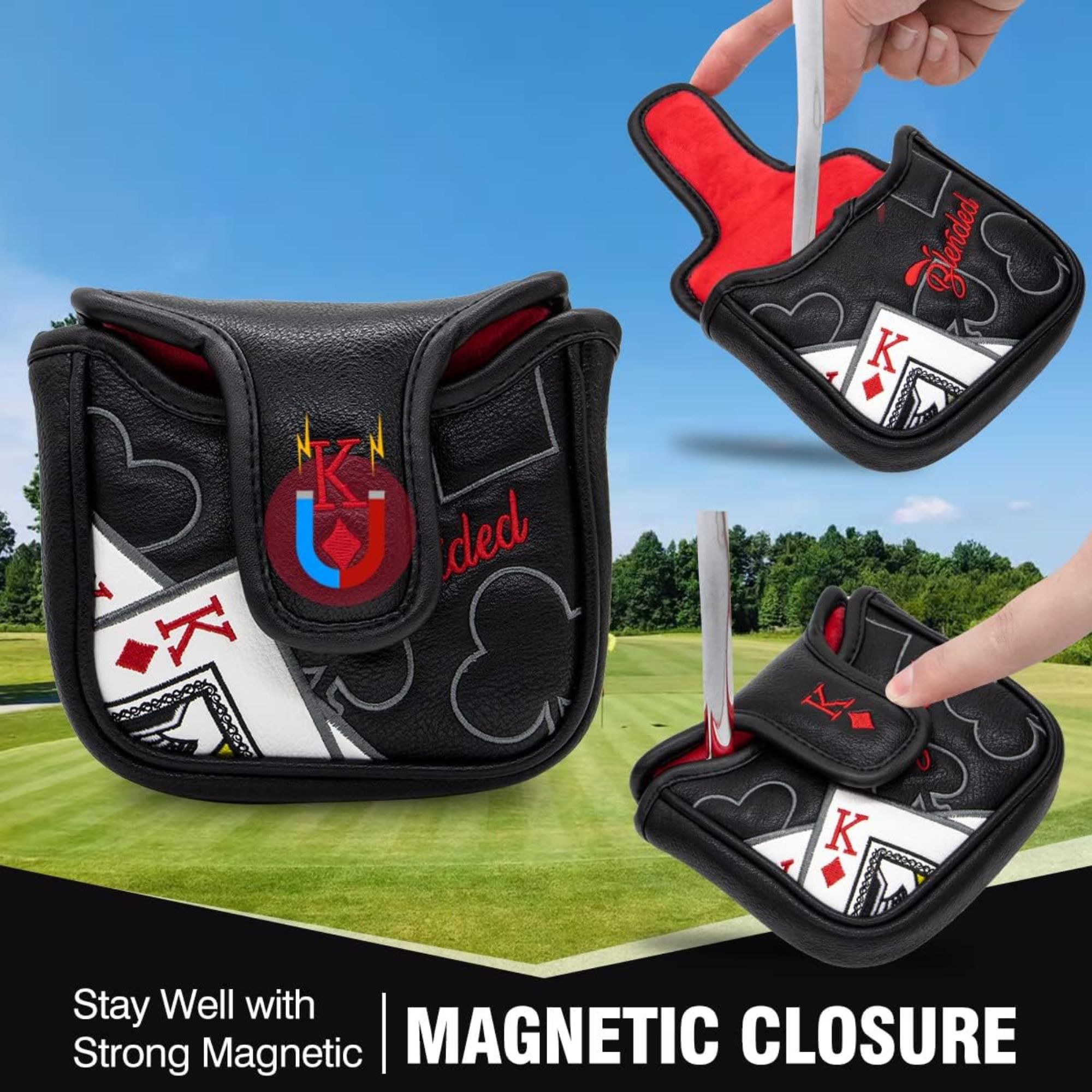 King Of Hearts geborduurde ham - Golf Putter recensie en prijs