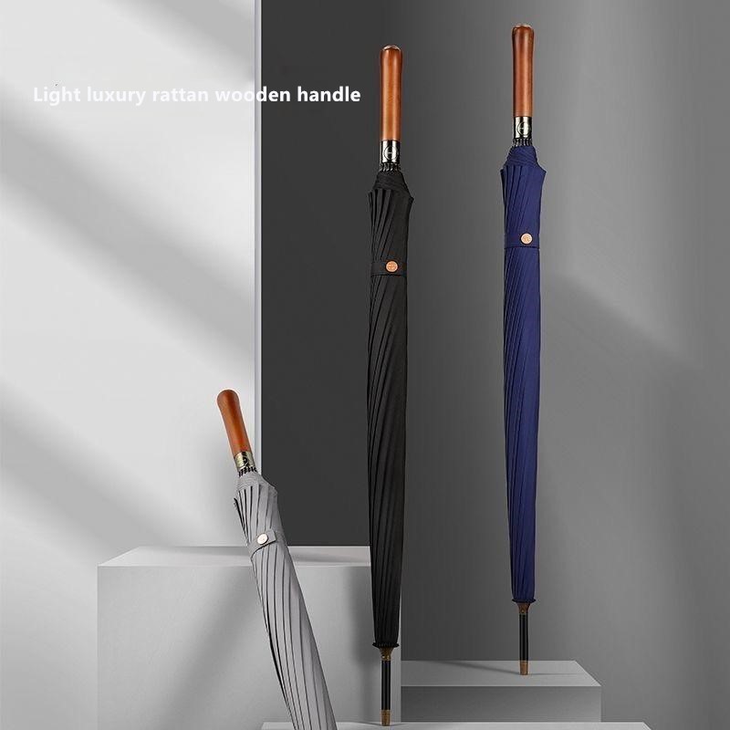 Automatische houten paraplu me - Golf Umbrella recensie en prijs