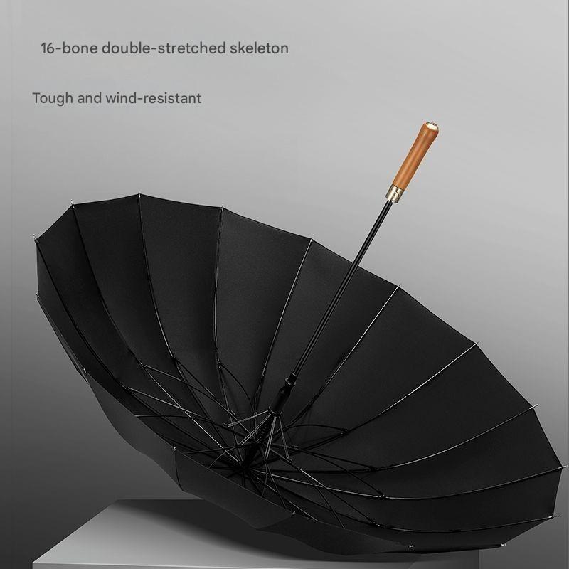Automatische houten paraplu me - Golf Umbrella recensie en prijs