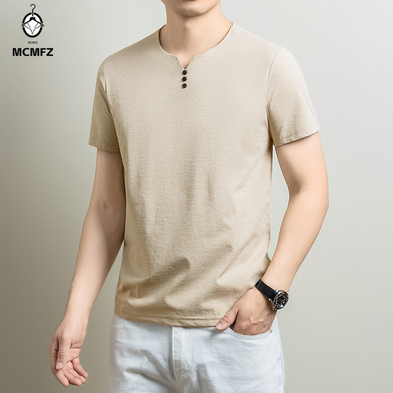 Basic Henley T-shirt voor here - Golf Tees recensie en prijs
