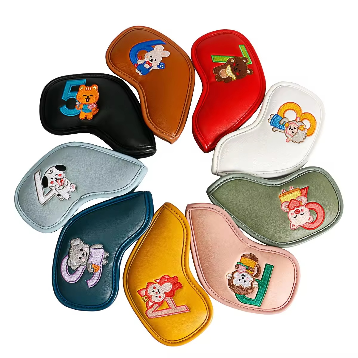 9 stuks schattige cartoon dier - Golf Clubs recensie en prijs
