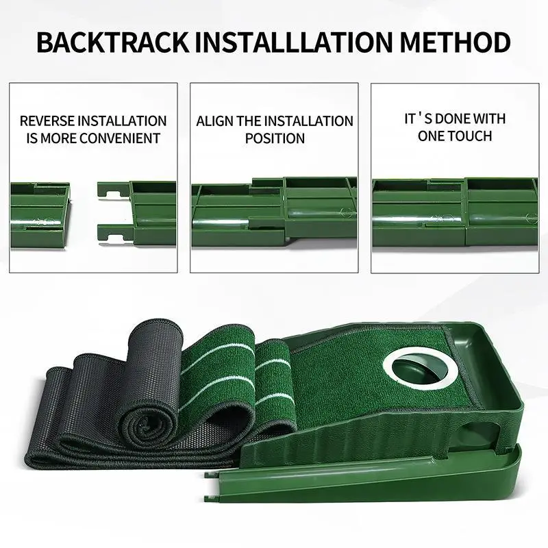 Minigolf Groene Putter Mat Dra - Golf Putter recensie en prijs